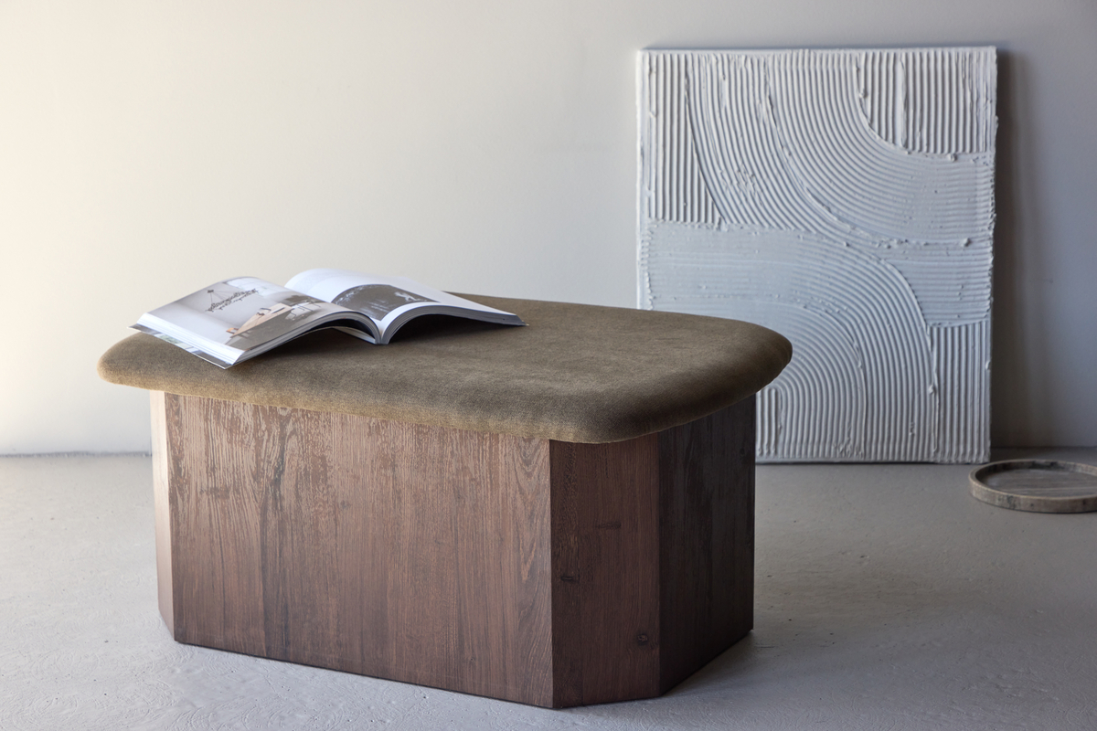 Sitzbänk 'Holte' - Braun