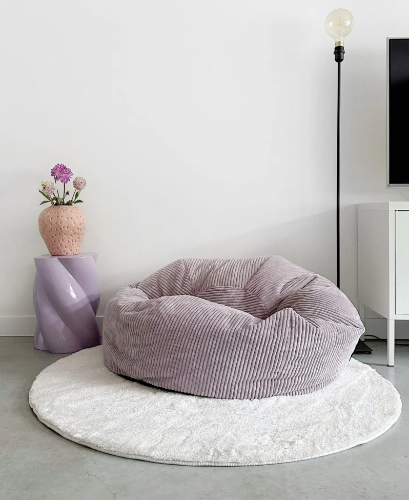 Runder Teppich 'Aranga Super Soft' 183cm – Weiß