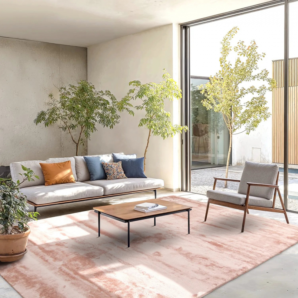 Hochflorteppich 'Aranga Super Soft Fur' 120x170cm - Rosa