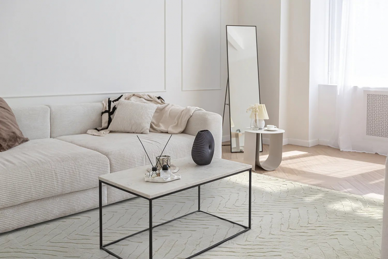 Hochflorteppich 'Wren' 200x290cm - Weiß