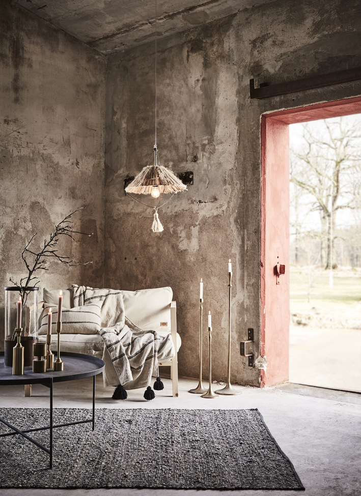 Couchtisch 'Thomas' - Schwarz/Eisen