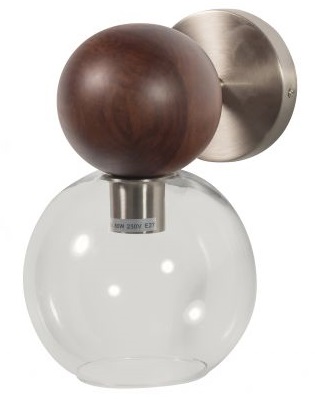 Wandlampe 'Babble' - Braun