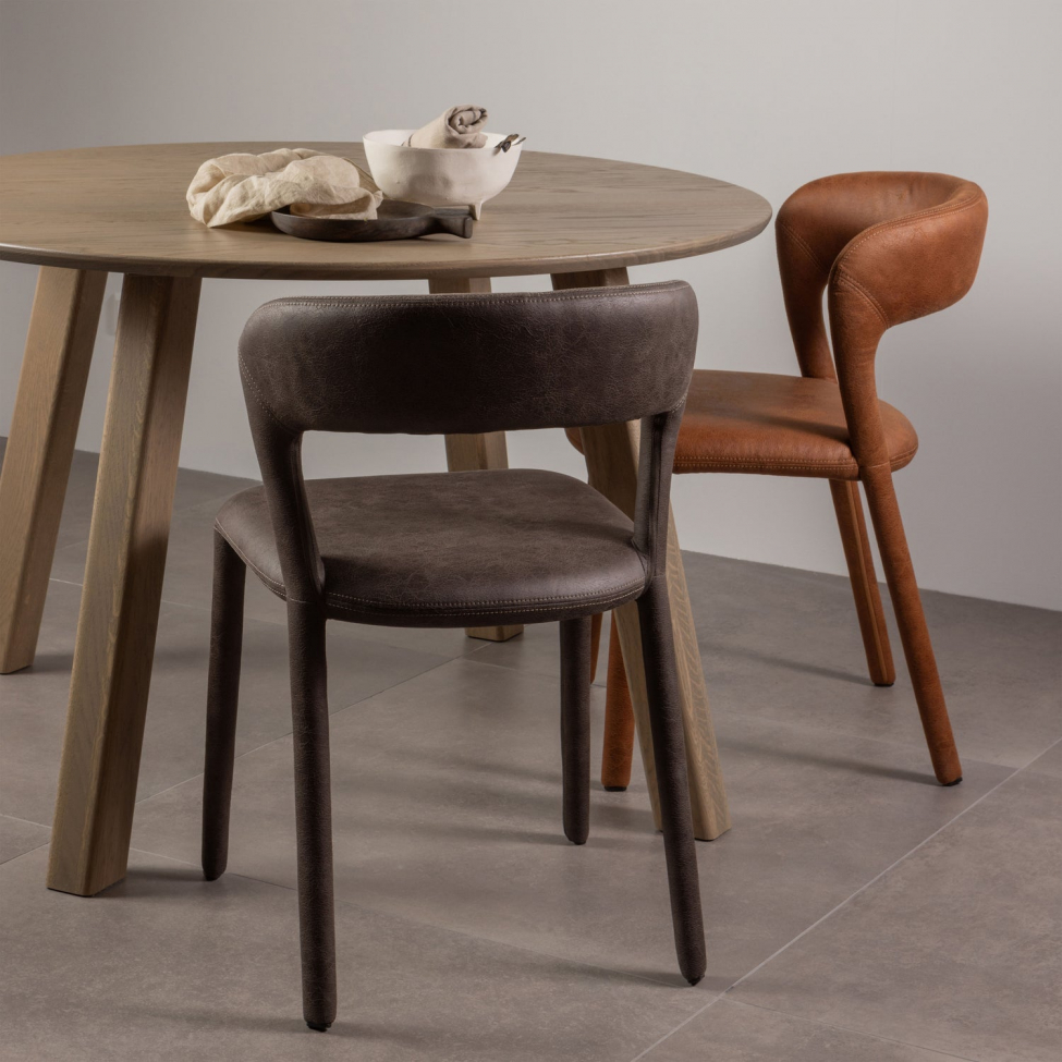 Stuhl 'Noble' - Schwarz-Grau