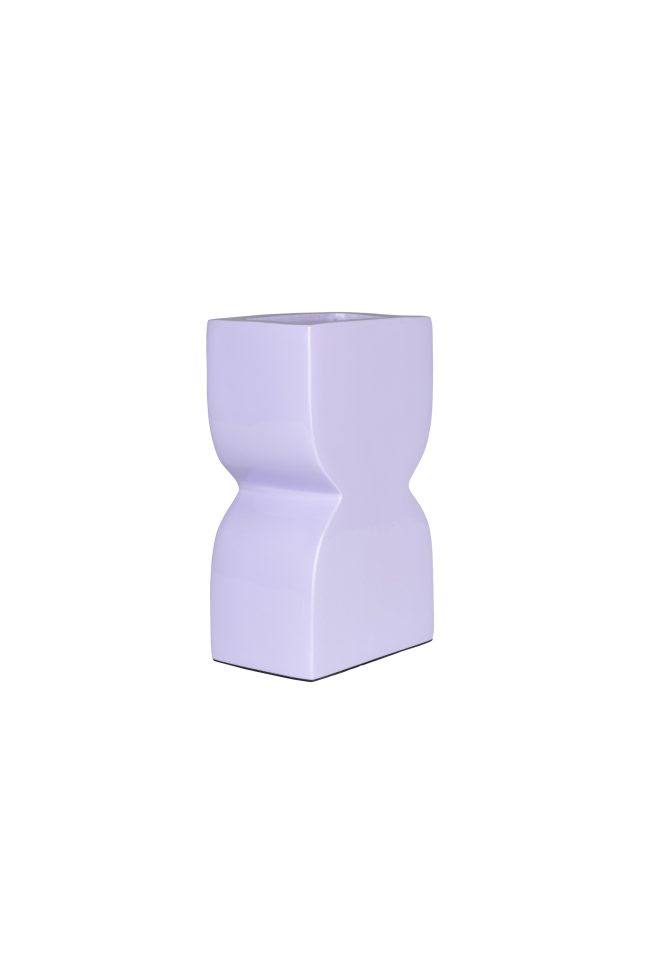 Vase Cones S 'Shiny Lilac' - Lila