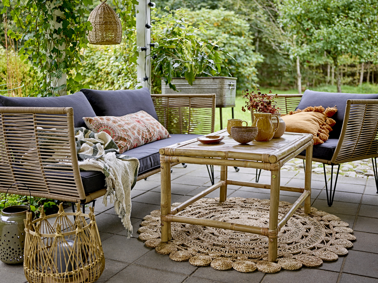 Sofa 'Mundo' - Natur/Grau