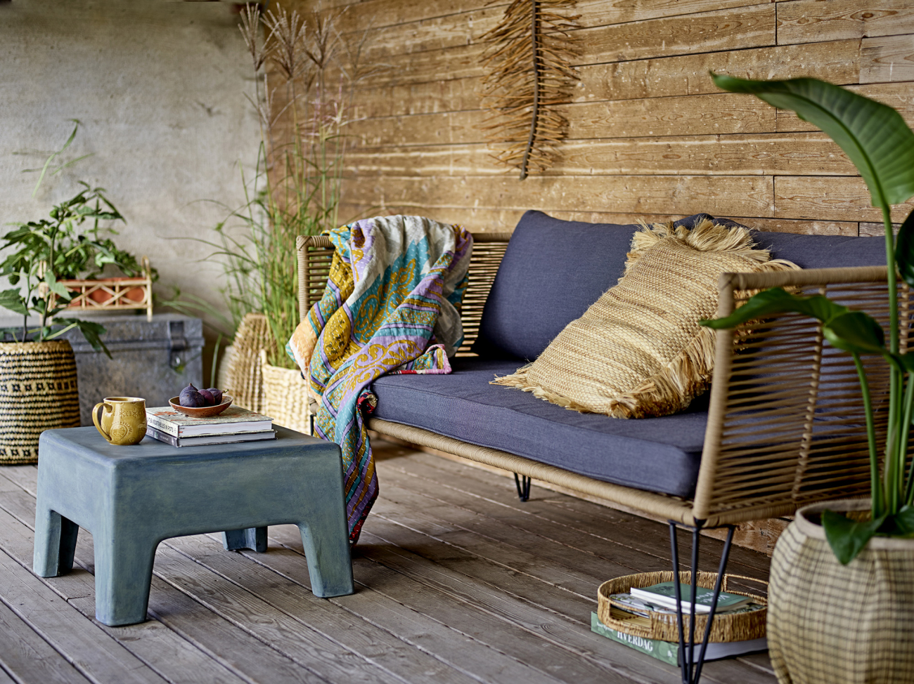 Sofa 'Mundo' - Natur/Grau