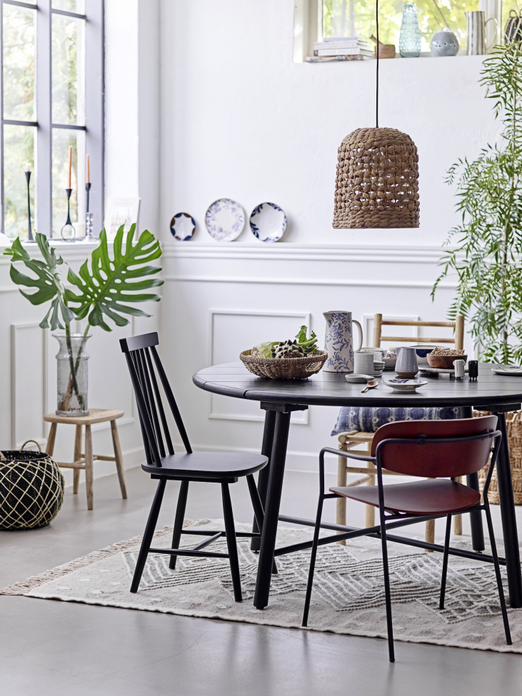 Esstisch 'Lope' 140cm rund - Schwarz