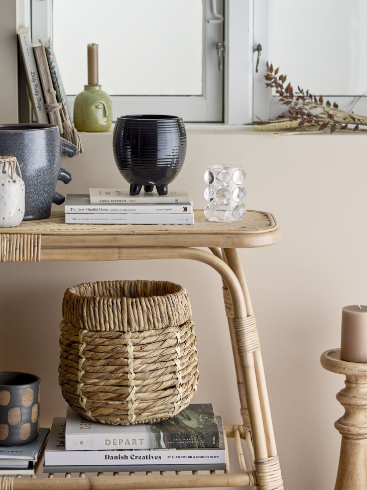 Relieftisch 'Thenna' - Natur/Rattan