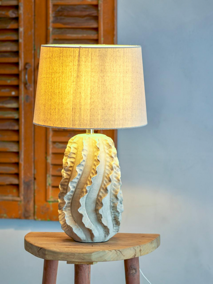 Lampe 'Natika' - Beige