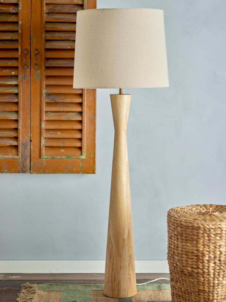 Stehlampe 'Leonor' - Beige