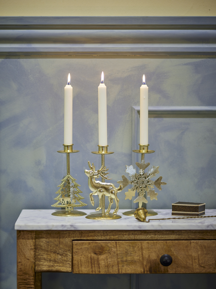 Kerzenständer 'Sauda' 3er-Pack - Gold