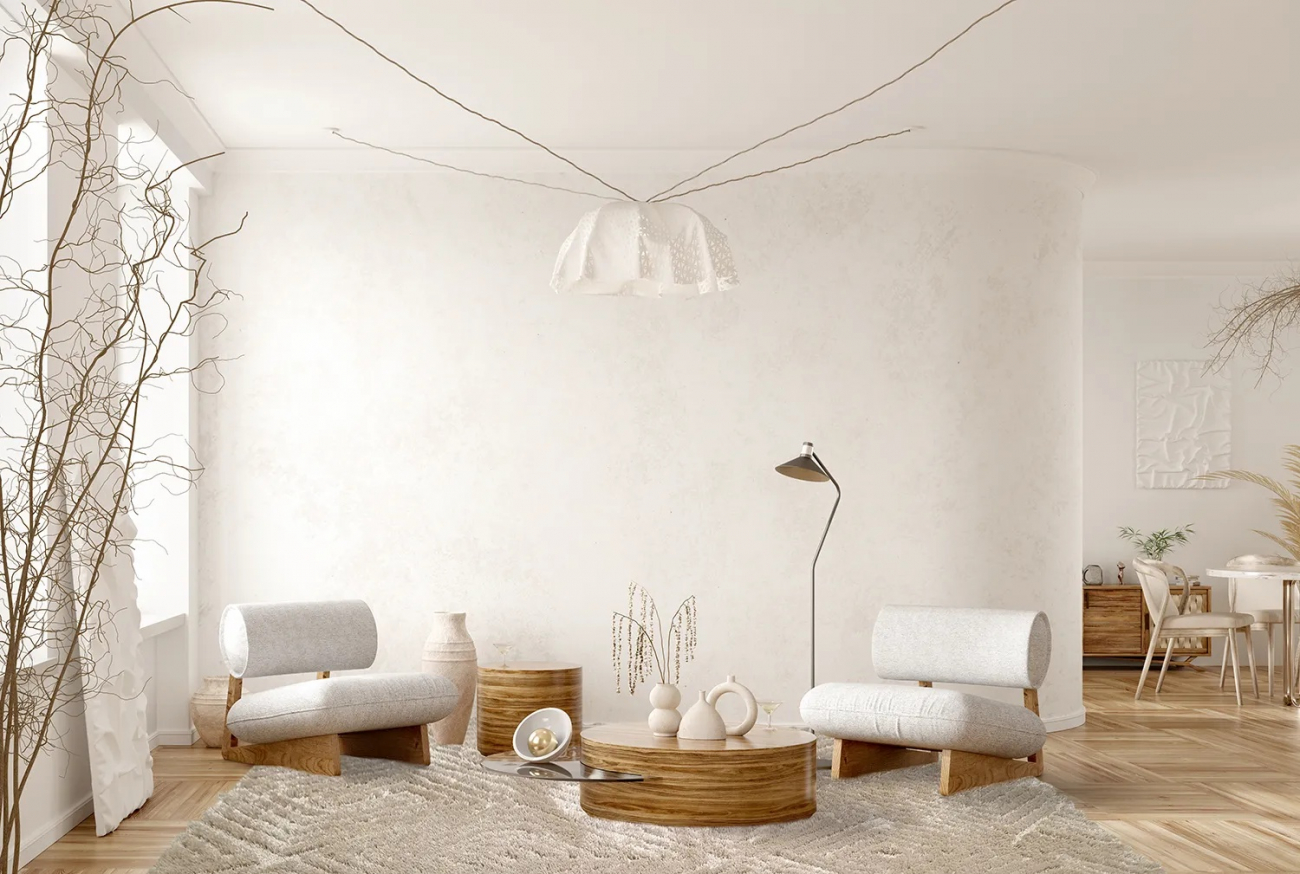 Hochflorteppich 'Monti' 140x200cm - Beige