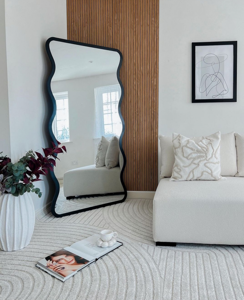 Teppich 'Shaggy Indoor-Outdoor' 80x200cm - Creme