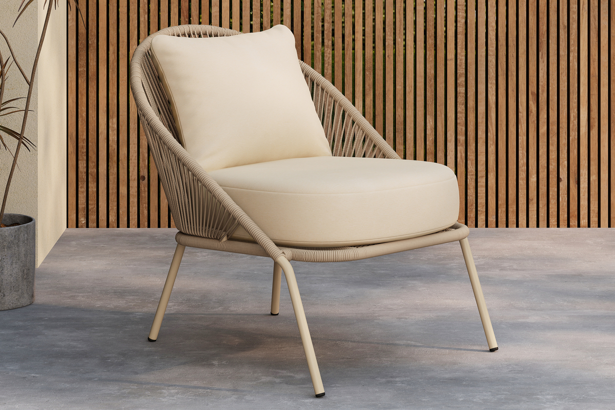 Loungesessel 'Luna' - Beige