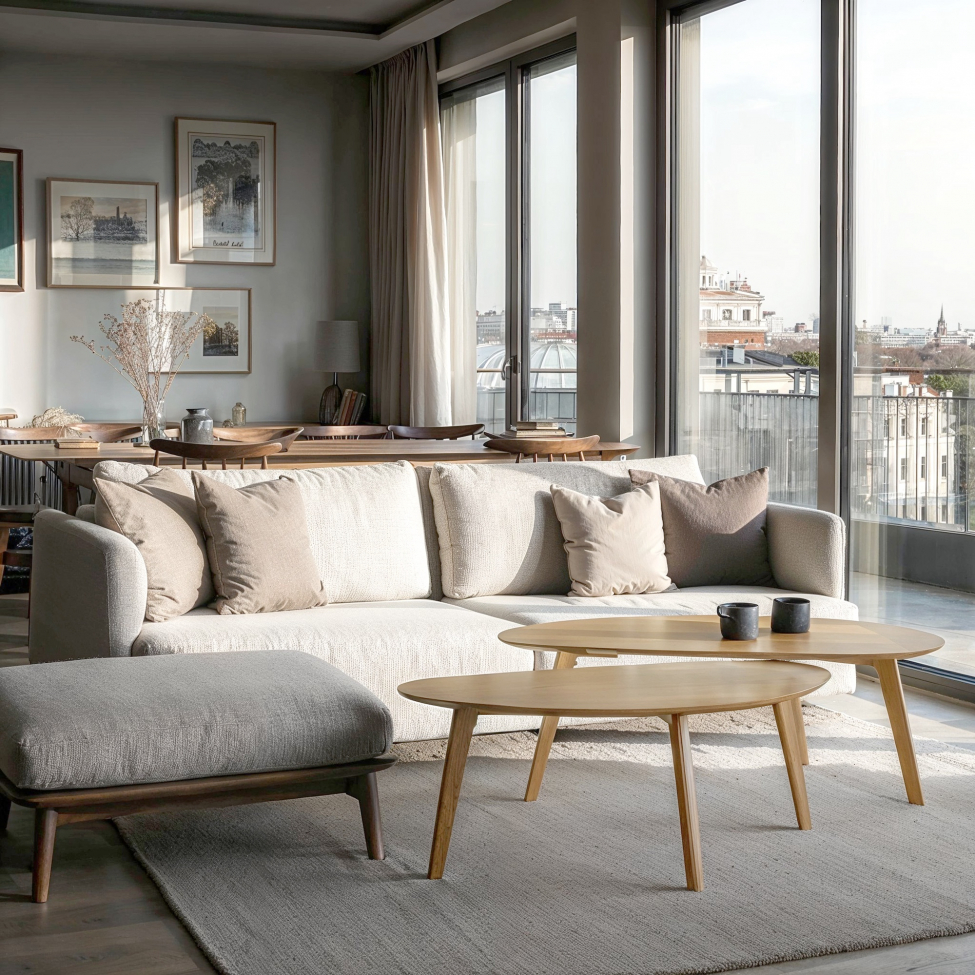 Couchtisch 'Nagano' 2er Set - Eiche