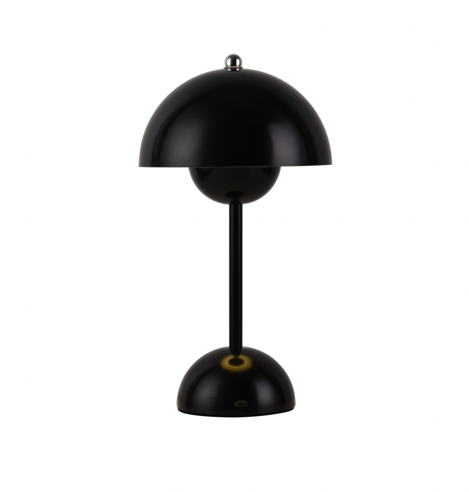 Wiederaufladbare lampe 'Nässjö' - Schwarz