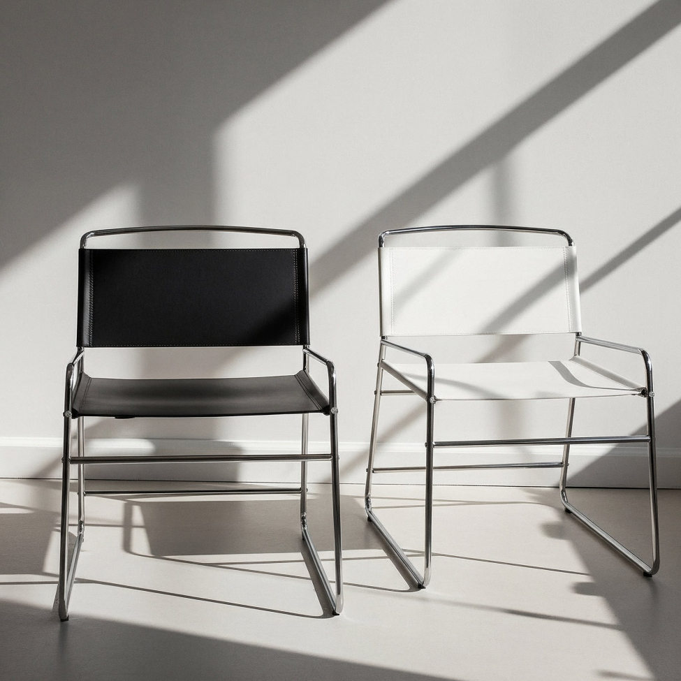 Stuhl 'Lucca' - Schwarz