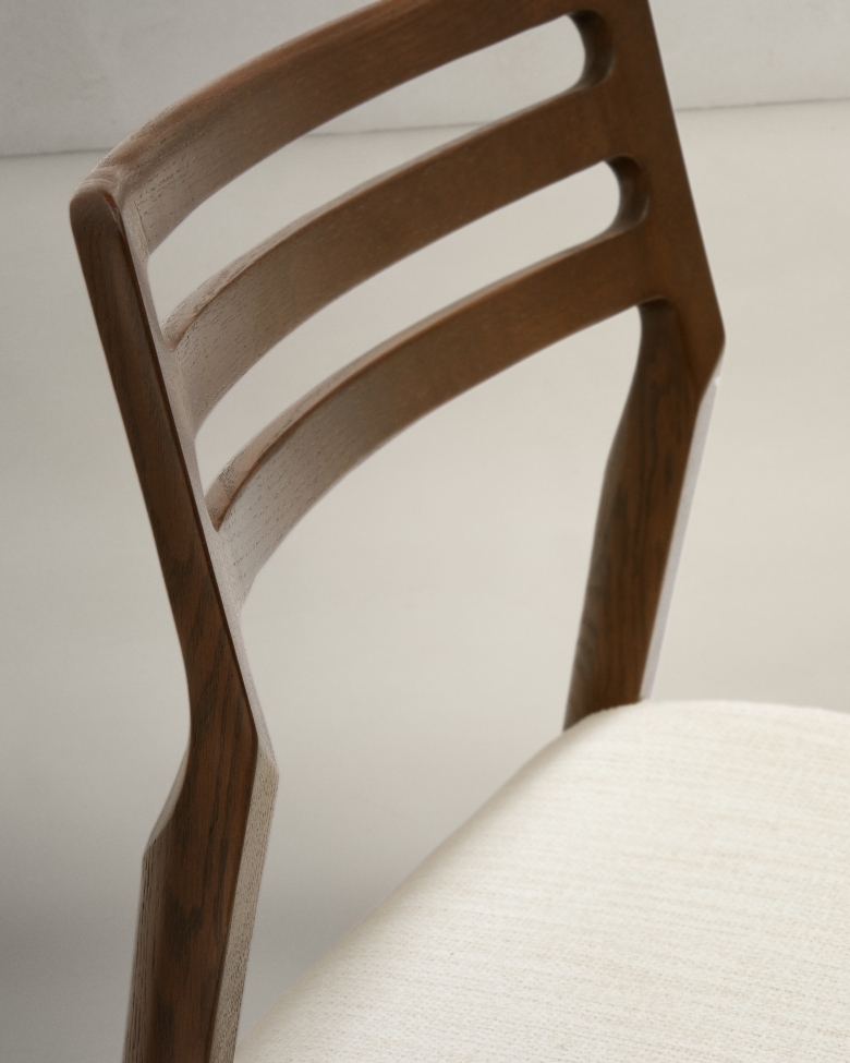 Stuhl 'Cudia' - Braun/Beige