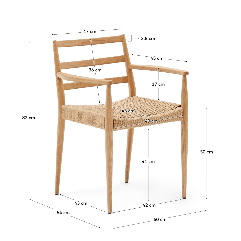 Stuhl 'Analy' - Braun