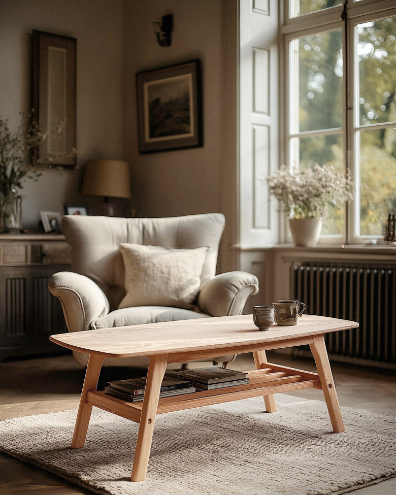 Couchtisch 'Créme'- Natur