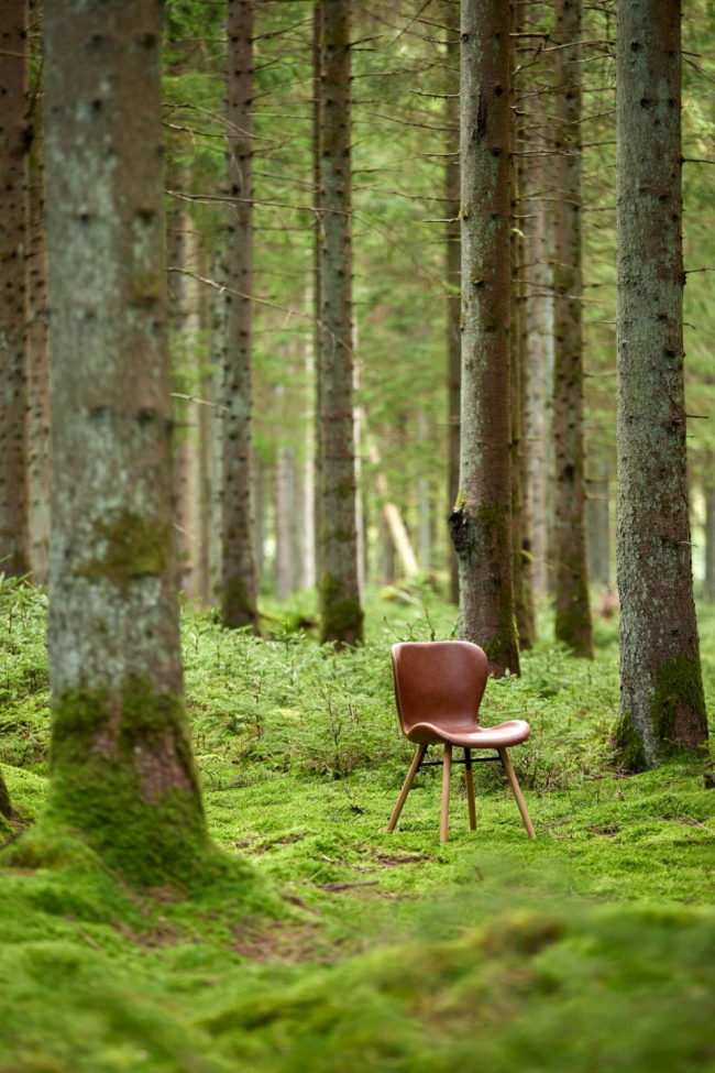 Stuhl 'Böda' - Natur/Braun