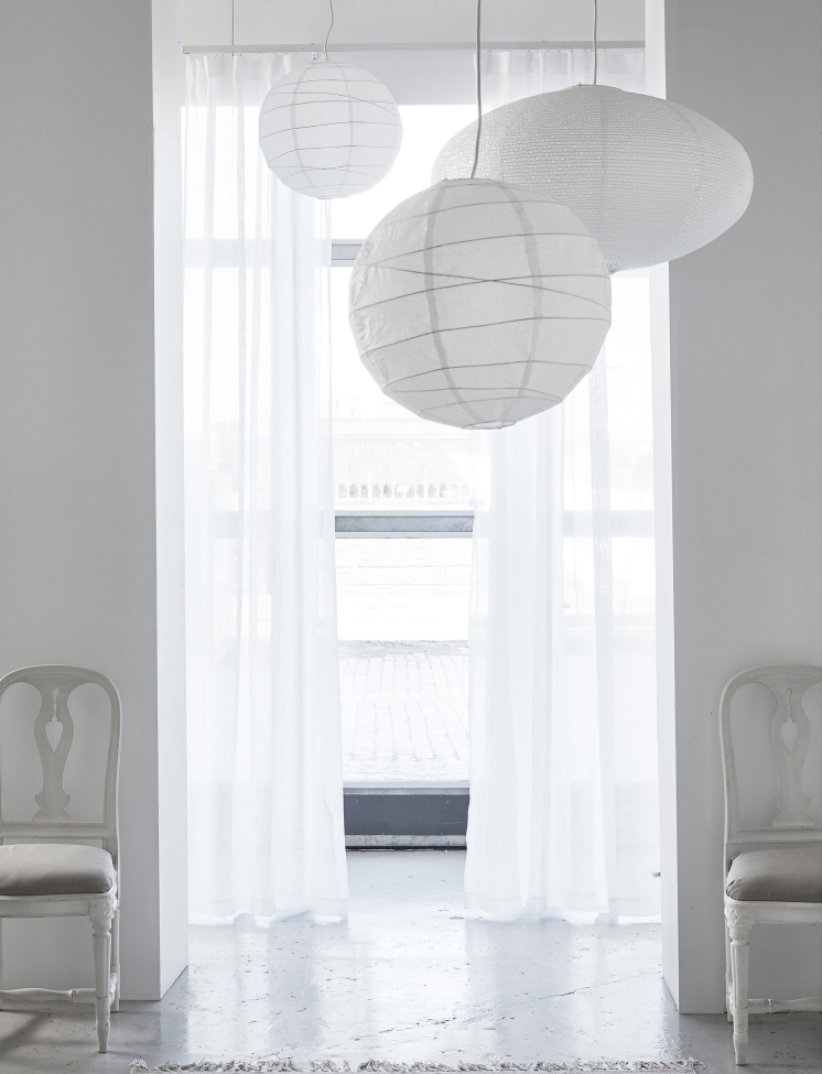Vorhang 'Skylight' 280x290 - Weiß