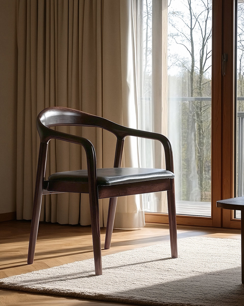 Sessel 'Aspa' - Dunkelbraun