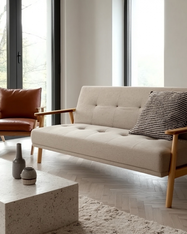 Schlafsofa 'Klippan' - Beige
