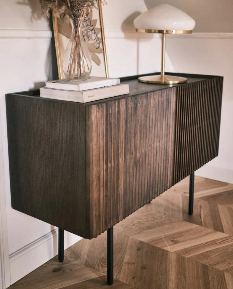 Sidobord 'Louvre' - Walnuss