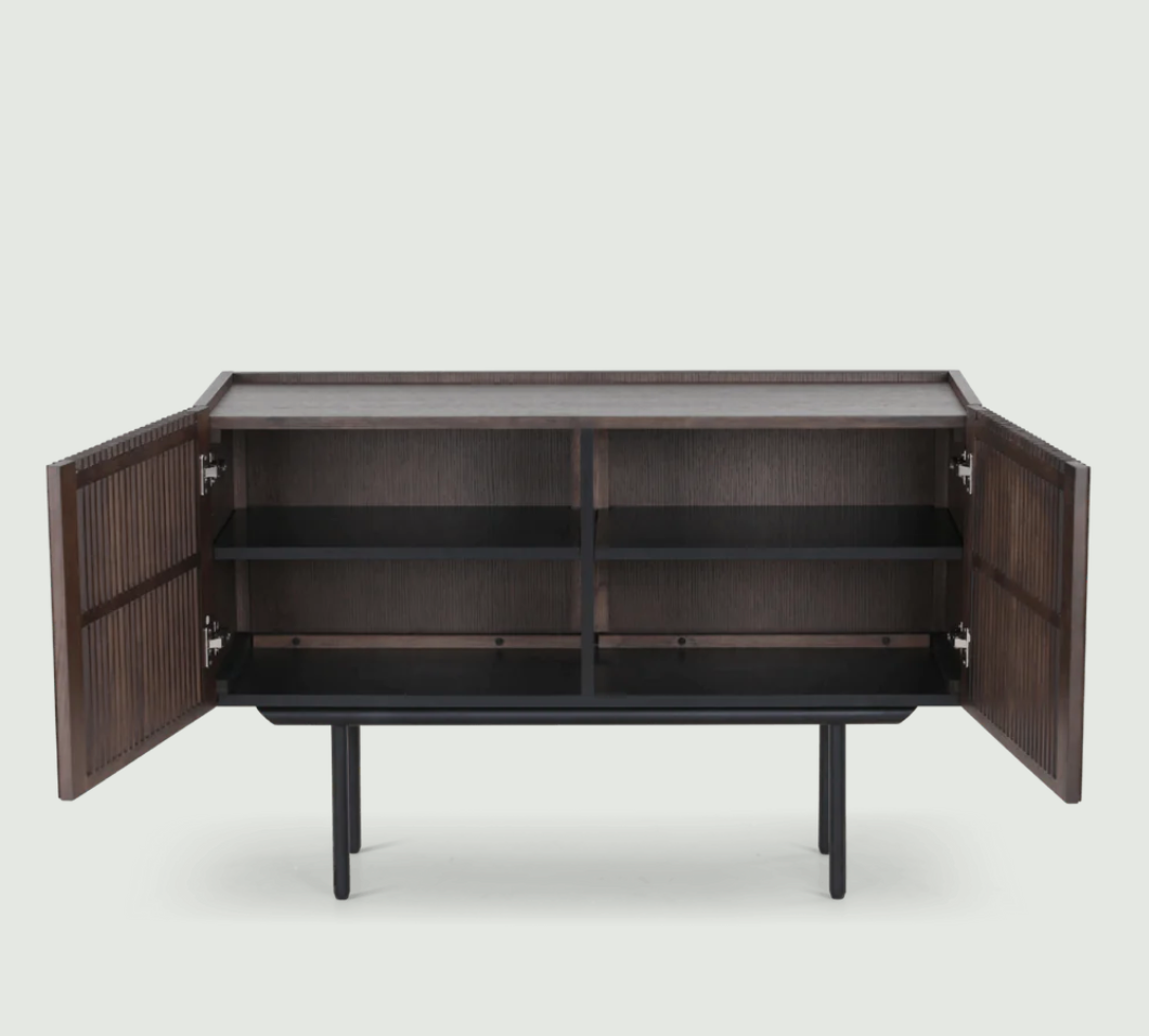 Sidobord 'Louvre' - Walnuss