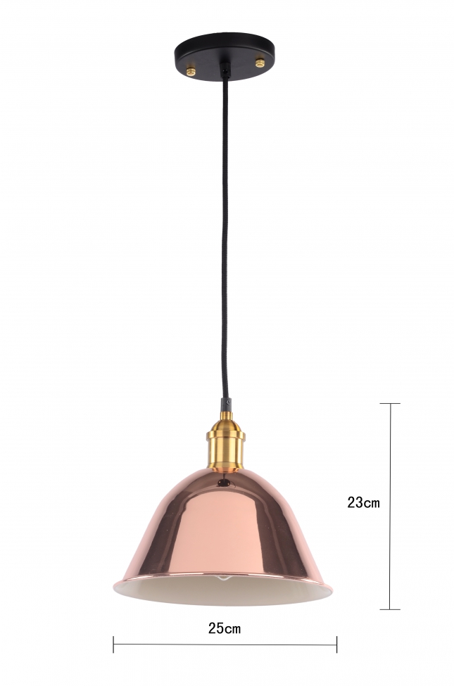 Deckenlampe 'Rose' - Roségold