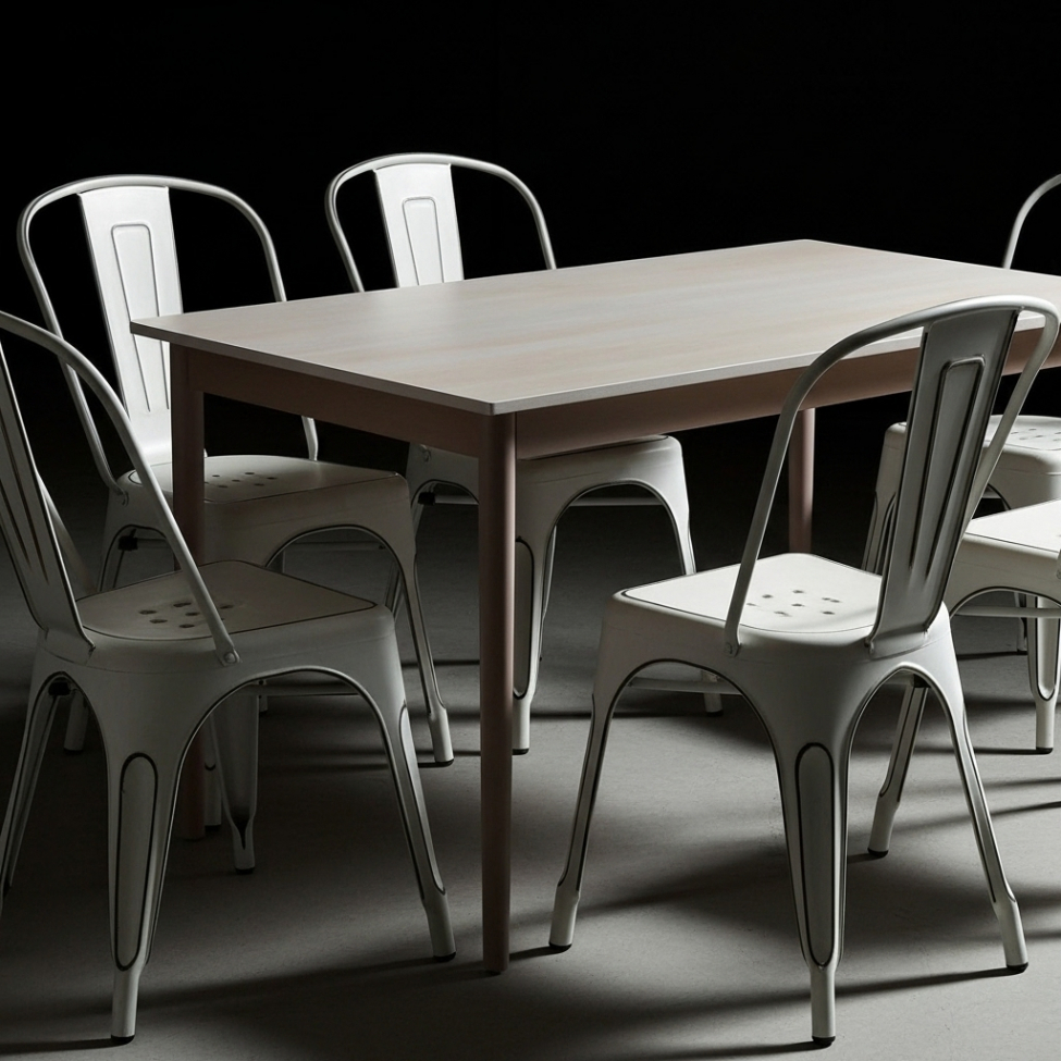 Stuhl 'Montmartre' - Vintage Weiß