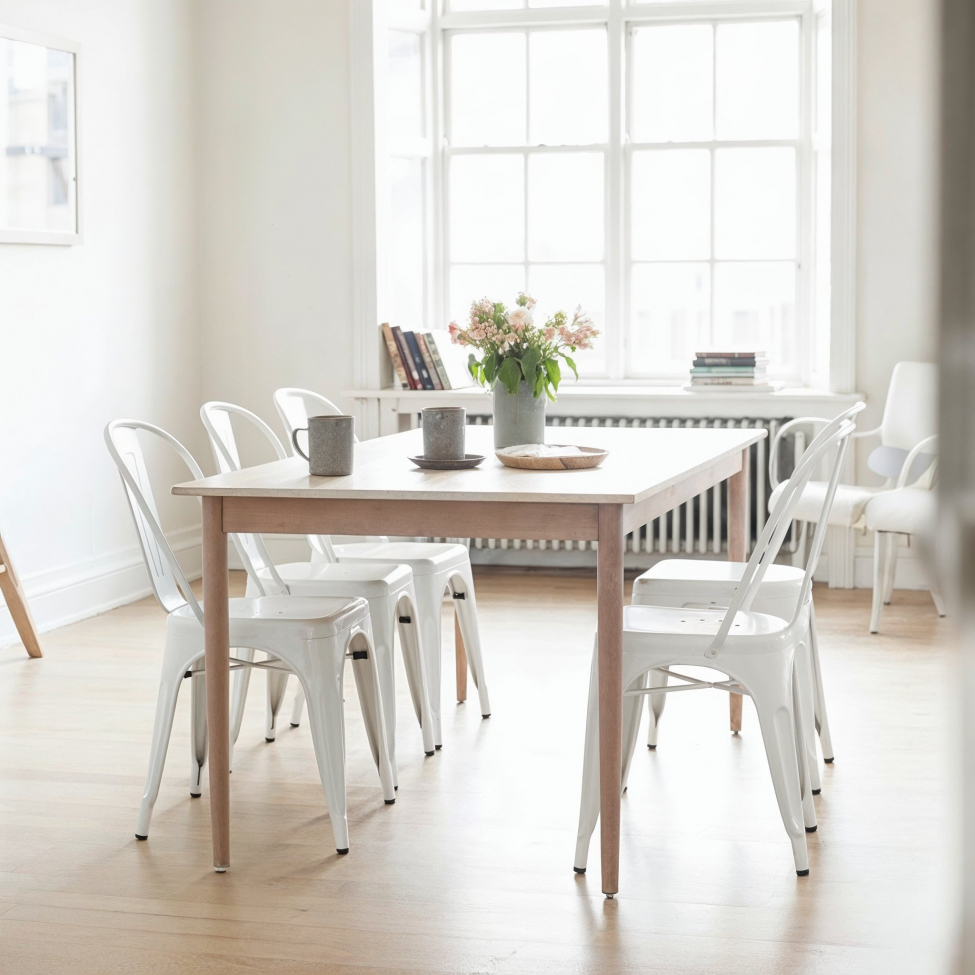 Stuhl 'Montmartre' - Weiß lackiert