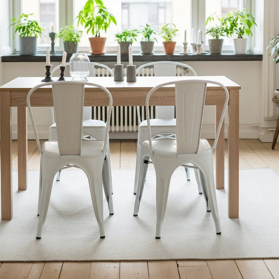 Stuhl 'Montmartre' - Weiß lackiert