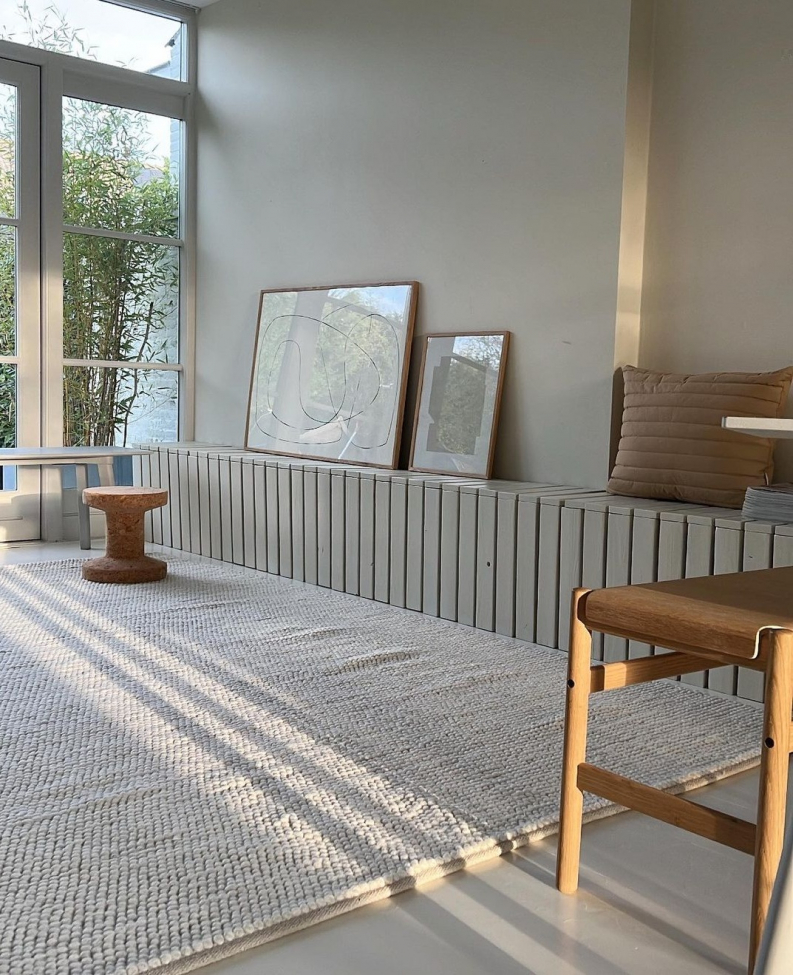 Wollteppich 'Avafors' 200x290cm - Beige