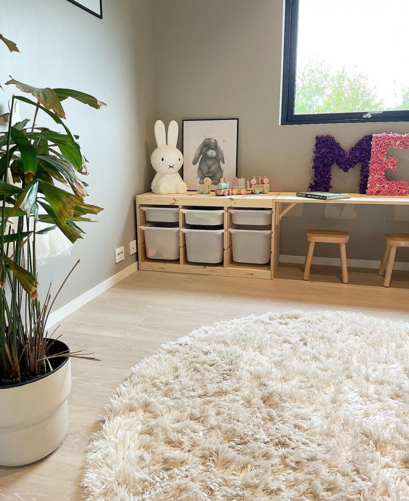 Runder Teppich 'Janjira' 200cm - Offwhite