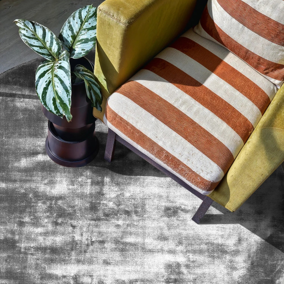 Runder Teppich 'Jodhpur' 160cm – Grau