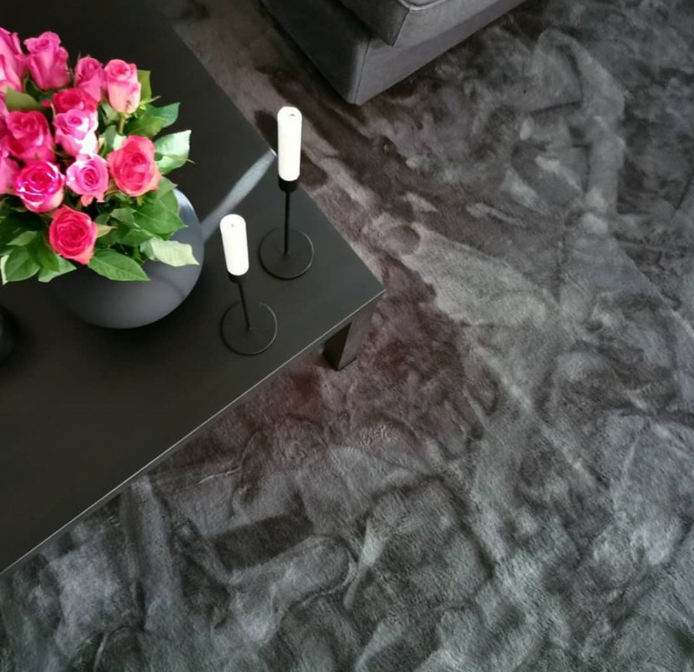 Hochflorteppich 'Aranga Super Soft' 130x190cm – Anthrazit