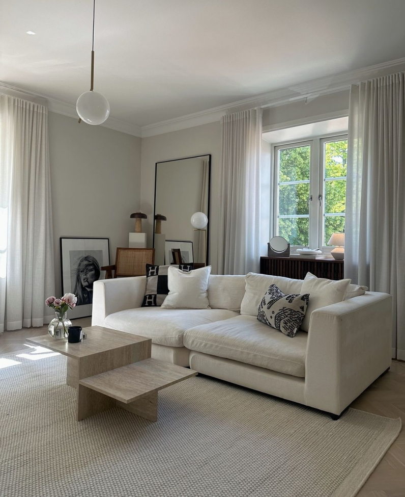 Wollteppich 'Coastal' 240x340cm - Creme