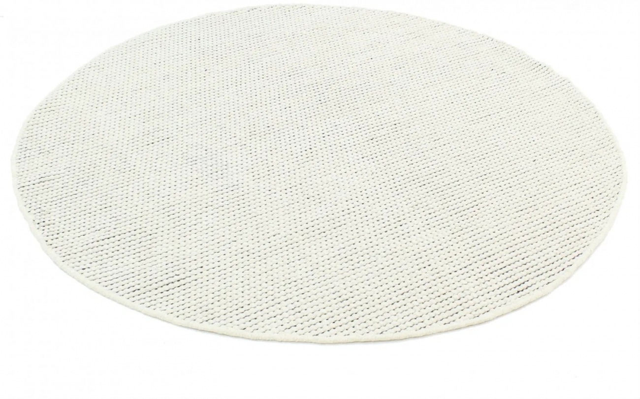 Runder Teppich 'Coastal' 120cm – Greige