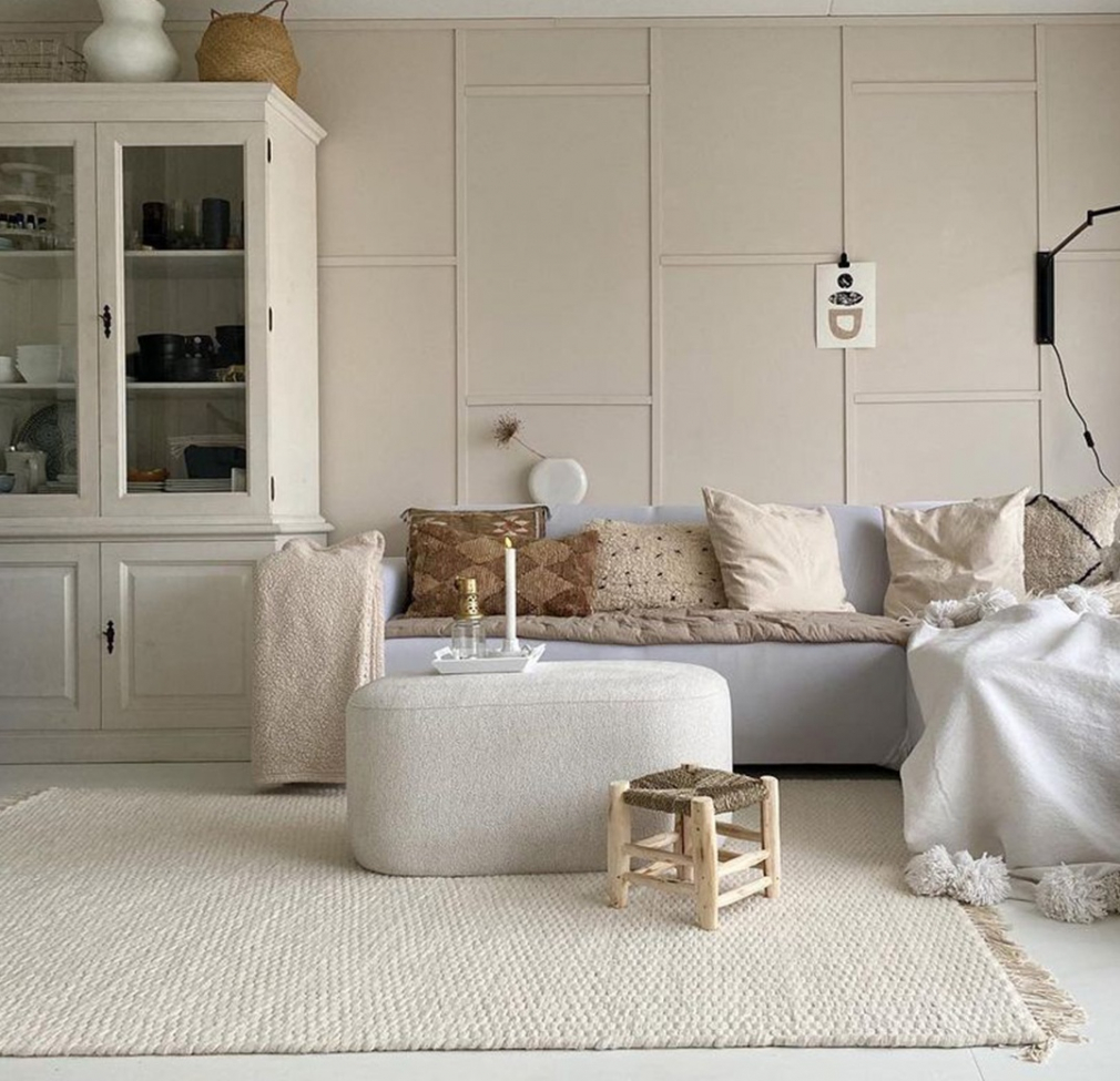 Wollteppich 'Cartmel' 240x240cm - Offwhite