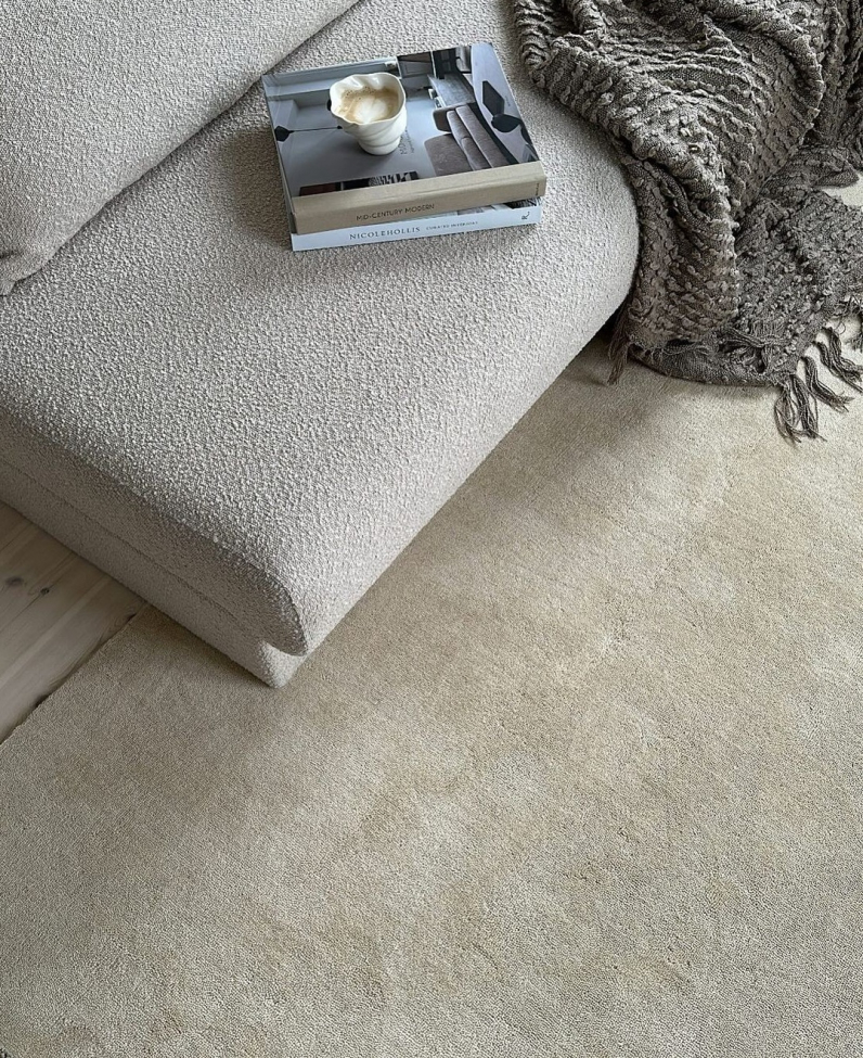 Wollteppich 'Ella' 200x290cm - Creme