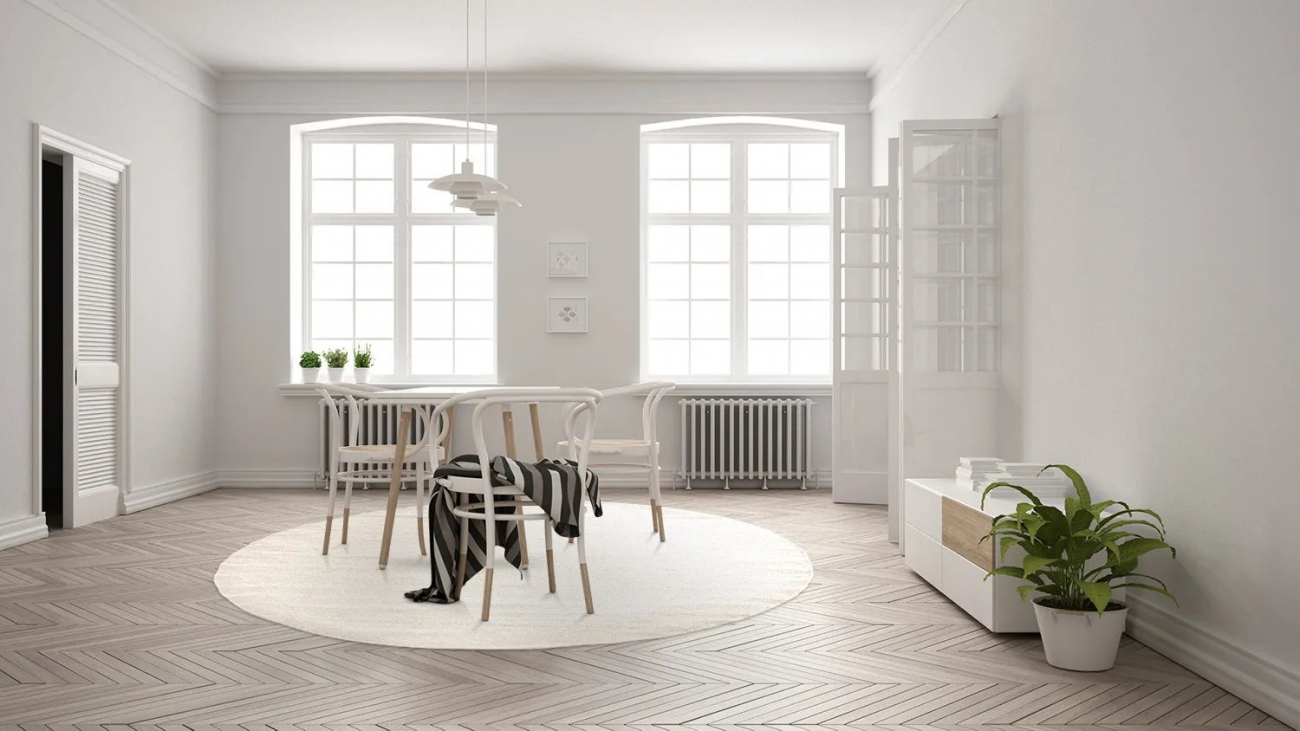 Runder Teppich 'Hamilton' 200cm - Natur