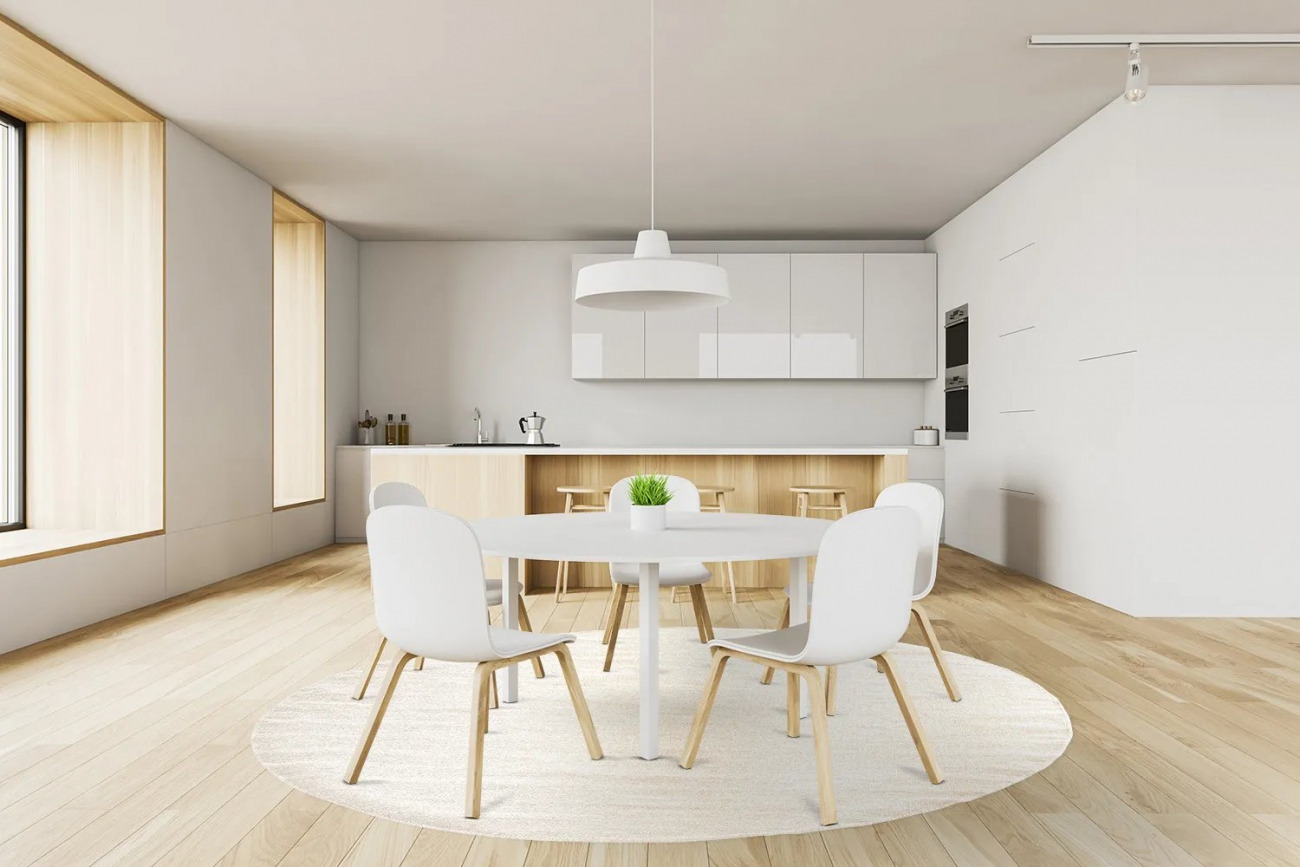 Runder Teppich 'Hamilton' 200cm - Natur