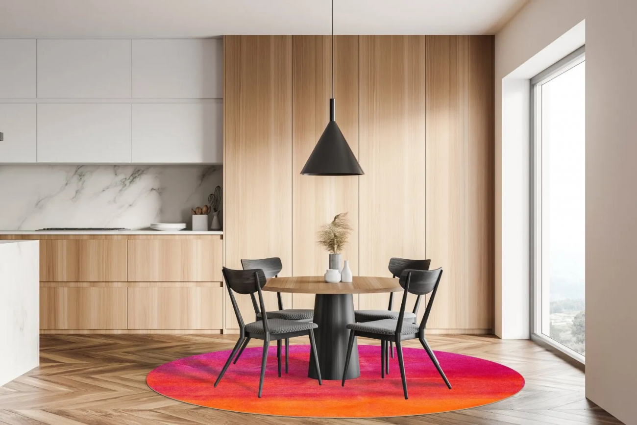 Runder Teppich 'Moura' 180cm – Mehrfarbig