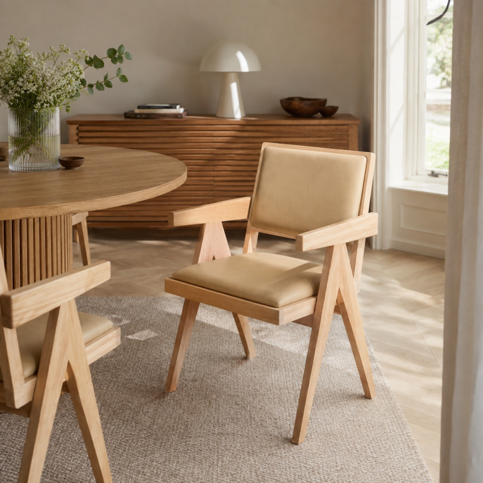 Barhocker 'Milo' – Walnuss/Grau