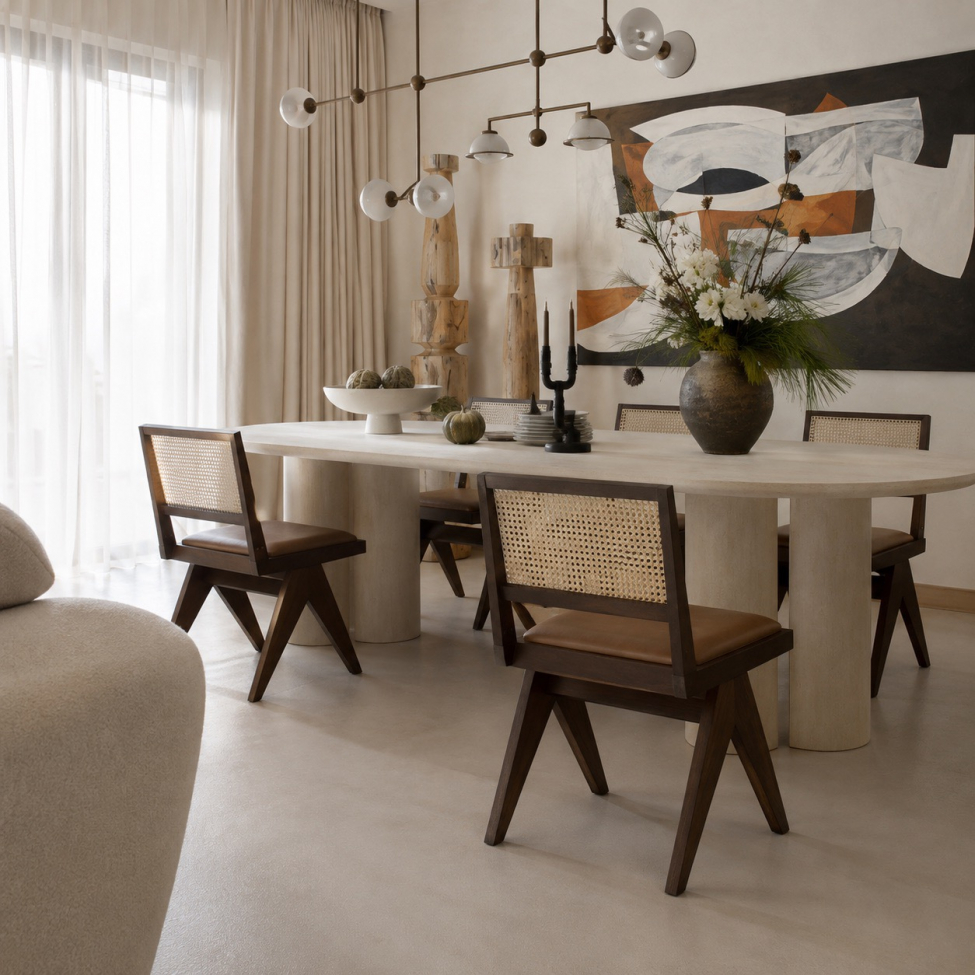 Sessel 'Teddy' – Natur/Beige
