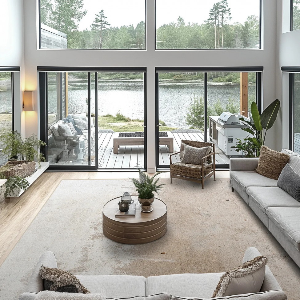 Wilton-Teppich 'Bornos' 130x190cm - Grau/Beige