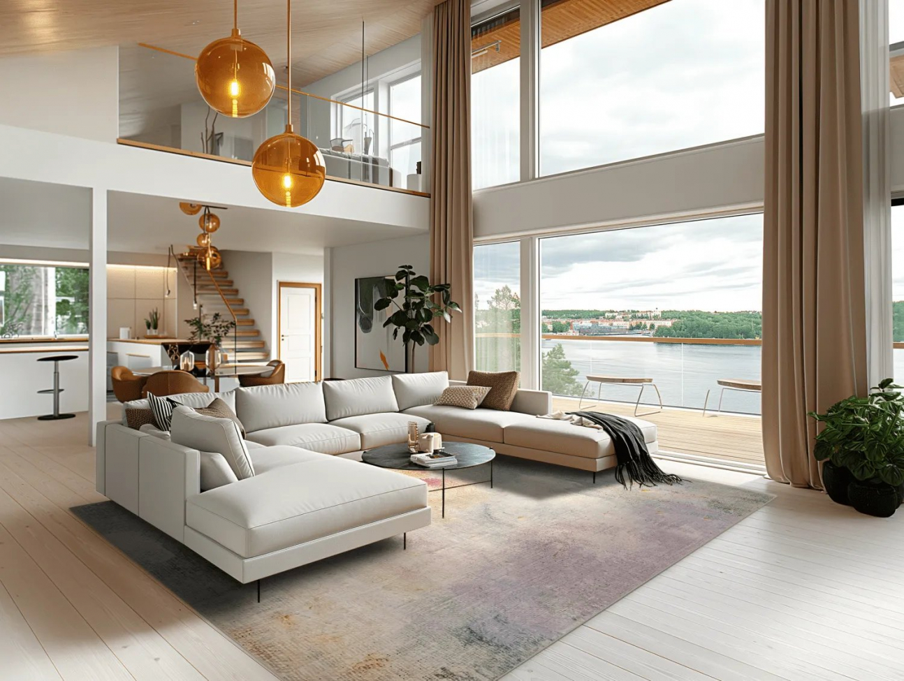 Wilton Teppich 'Mogoro' 240x240cm - Multi