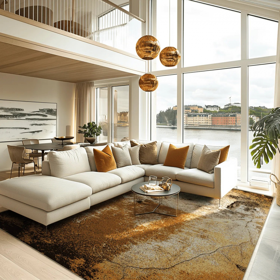 Wilton-Teppich 'Olivera' 200 x 280 cm – Braun